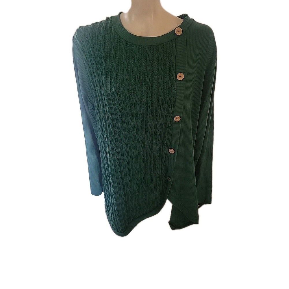 CELLABIE NEW‎ Sweater Green  Plus Size 3XL Officecore Career Luxury Business
